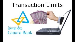 How to adjust Transaction Limits for Canara Bank Net Banking  Banking Tutorial [upl. by Nwahsid308]