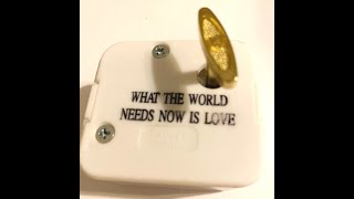 Sankyo Music Box Movements plays WHAT THE WORLD NEEDS NOW [upl. by Gerger955]