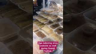 Mga Kakaning Pinoy sa Mall during Dyandi Festival subscribe foodie food follow homemade home [upl. by Philipines]