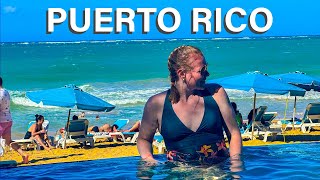 SAN JUAN PUERTO RICO TOUR CONDADO LA CONCHA BEACHES AND FOOD WITH US [upl. by Rask]