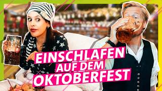 Laute Band und grölende Besucher Schlaf auf dem Oktoberfest ein  Das schaffst du nie [upl. by Schumer639]