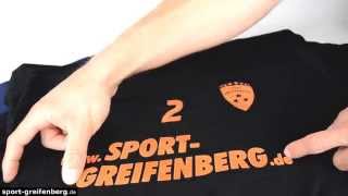 Beschriftung und Textildruck mit einem Sponsor [upl. by Yruj]