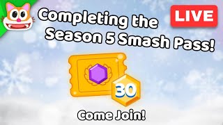 🔴 Completing The Season 5 Smash Pass  Smash Karts Live [upl. by Alexei]