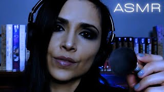 ASMR Brushing Your Face whispers mouth sounds sleep meditation [upl. by Appilihp]