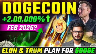 DOGECOIN  ₹450 in Feb Elon Musk Plan amp Dogecoin Price Prediction [upl. by Latreese]