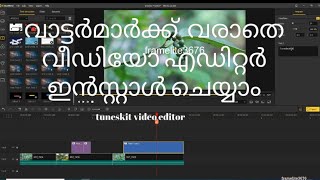 Tuneskit video editor install and editing [upl. by Broome]