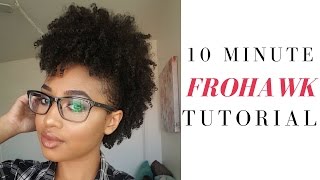 Super Easy Frohawk  Natural Hair  KaaiittheGreat [upl. by Henricks546]