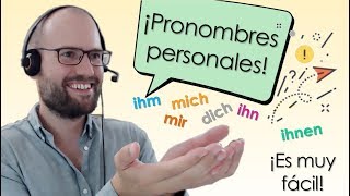 Pronombres En Alemán  Los Pronombres Personales En Nominativo Dativo Y Acusativo  12 💡 [upl. by Nyleahs]