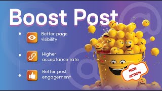 Boost Post new action for automated mentions under LinkedIn posts [upl. by Gerrard]