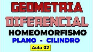 Geometria Diferencial  CILINDRO é Homeomorfo ao PLANO  Introdução VIDEO TRANSLATED TO ENGLISH [upl. by Llerrad]