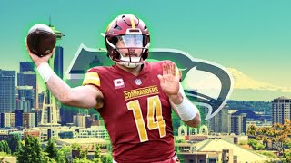 Seattle Seahawks Trade For QB Sam Howell  2023 Highlights [upl. by Scoville175]