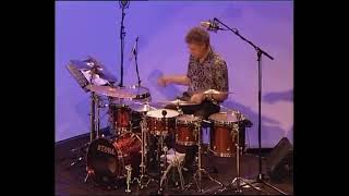 Bill Bruford Drum Solo from Earthworks Paderborn [upl. by Fast330]