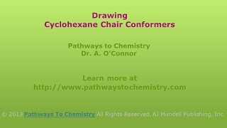 Drawing Chair Conformers for Unsubstituted and Substituted Cyclohexanes [upl. by Xela507]