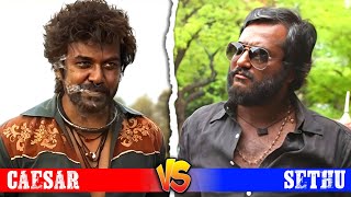 Caesar vs Sethu 💥 Who is Powerful character  Jigarthanda vs Jigarthanda doubleX 🔥 Dont Skip [upl. by Muraida]