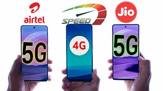 Jio 5G vs Airtel 5G vs 4G Internet  Real Test [upl. by Johann521]