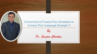 Lecture 82Context Free Grammar to Context Free Language ex5 [upl. by Earej]