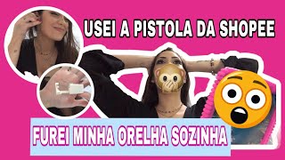 FUREI MINHA ORELHA EM CASA SOZINHA shopee furandoorelhasozinha furandoorelhaemcasa [upl. by Bindman508]