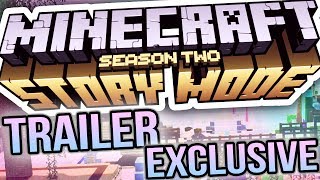 MINECRAFT STORY MODE SEASON 2 EXCLUSIVE TRAILER [upl. by Yauqaj]