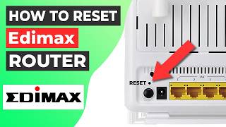 🔁 How to Reset Edimax router to factory default settings [upl. by Cowey]