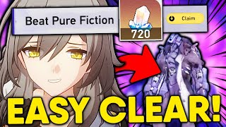 720 JADES EASY The BEST F2P teams to beat Pure Fiction  Honkai Star Rail [upl. by Accire]