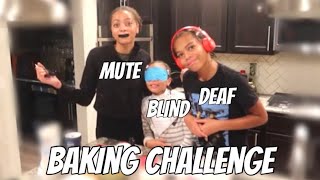 BLIND DEAF MUTE BAKING CHALLENGE [upl. by Droffig]