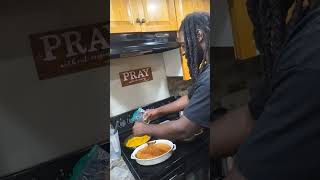 How to make Blueberry 🫐 cornbread daddy and daughter edition pt 4 follow dad family 1million [upl. by Anhaj]