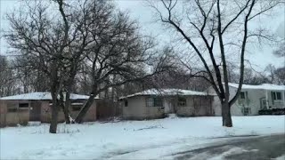 Life after People Neighborhood  Colonial Gardens Deserted Housing Units in Gary Indiana urbex [upl. by Ellehcan]