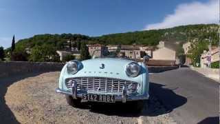 le sud de lArdèche en Triumph TR3 [upl. by Gerry]