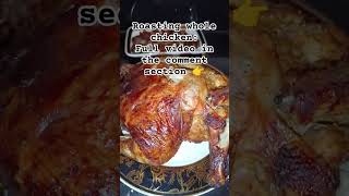 Roasting whole chicken underground oven roasteroven chickenbarbecue chicken [upl. by Candie]