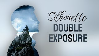 Photopea  Silhouette Double Exposure  Free Photoshop [upl. by Alderson]