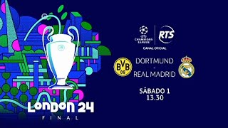 En Vivo Dortmund vs Real Madrid  Final Champions League 2024  Promo RTS [upl. by Odin]