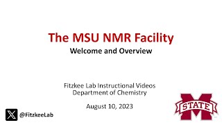 The MSU NMR Facility Welcome and Overview [upl. by Cindy64]