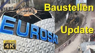 Eurosat Baustelle vom 07122017  EUROPA PARK Can Can Euro Sat Coaster – Baustellen Update in 4K [upl. by Assinna667]