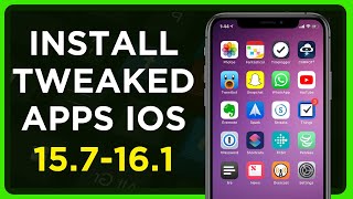 How to Get Tweaked Apps on iOS 157161 Easily No Jailbreak Full Guide [upl. by Litsyrk305]