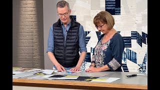 The Quilt Show On The Set with David Owen Hastings and Connie Fanders [upl. by Philender133]