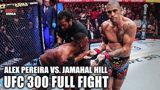 UFC FULL FIGHT Alex Pereira vs Jamahal Hill UFC 300 – April 13 2024  ESPN MMA [upl. by Salesin]