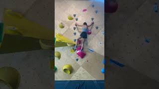 Slopers for days climbing bouldering pink girlclimber [upl. by Ekaj]