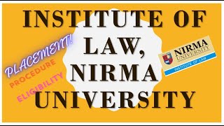 Institute Of Law Nirma University  Nirma University  nirmauniversity clat [upl. by Nitsirt110]