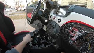 Abarth 500 shifter disassembly [upl. by Townie958]