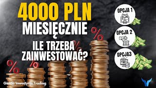 Pasywny dochód z inwestycji ile tak naprawdę trzeba w co zainwestować [upl. by Stesha]