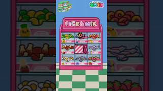 Favorite candy 🍬 SloMo Mart Designer is out asmr tocaboca [upl. by Nnaillij]