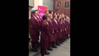 Clairvaux MacKillop College Vocal Ensemble at CEW Ministers Reception [upl. by Denten]