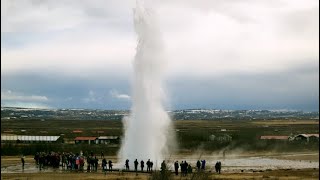 Geysir Hot Springs in Iceland [upl. by Rovner]