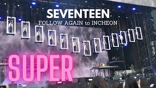 SEVENTEEN FOLLOW AGAIN to INCHEON SUPER 손오공 seventeen super followagain [upl. by Atirehs]