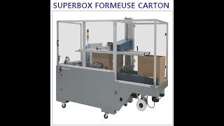 SUPERBOX formeuse automatique de caisse carton américaine [upl. by Gurango332]