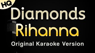 Diamonds  Rihanna Karaoke Songs With Lyrics  Original Key [upl. by Atinauj766]