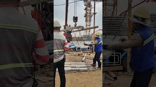 Mobile crane lift plank slab [upl. by Timmons]