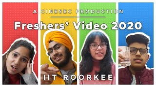 Freshers Introduction 2020  IIT Roorkee [upl. by Weidman934]