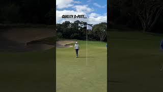 Easy 4 from 15 feet… 3putt badtemper golf golfswing putting par3 waste badgolf puttshack [upl. by Palestine199]