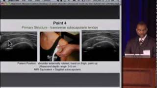 Dr Don Buford 13 Point Shoulder Ultrasound Exam Lecture [upl. by Bartosch823]